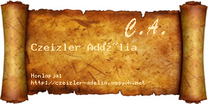 Czeizler Adélia névjegykártya